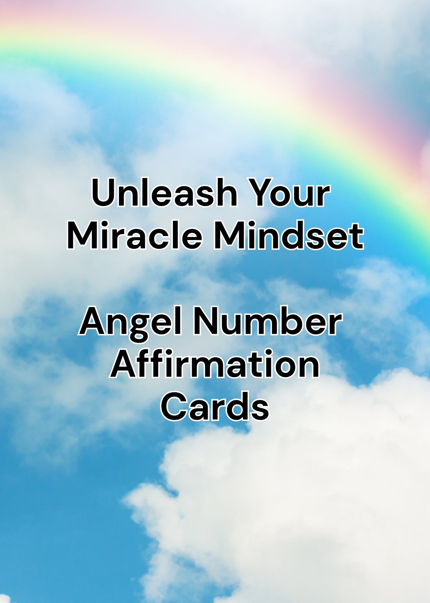 Angel Number Affirmation Card Deck