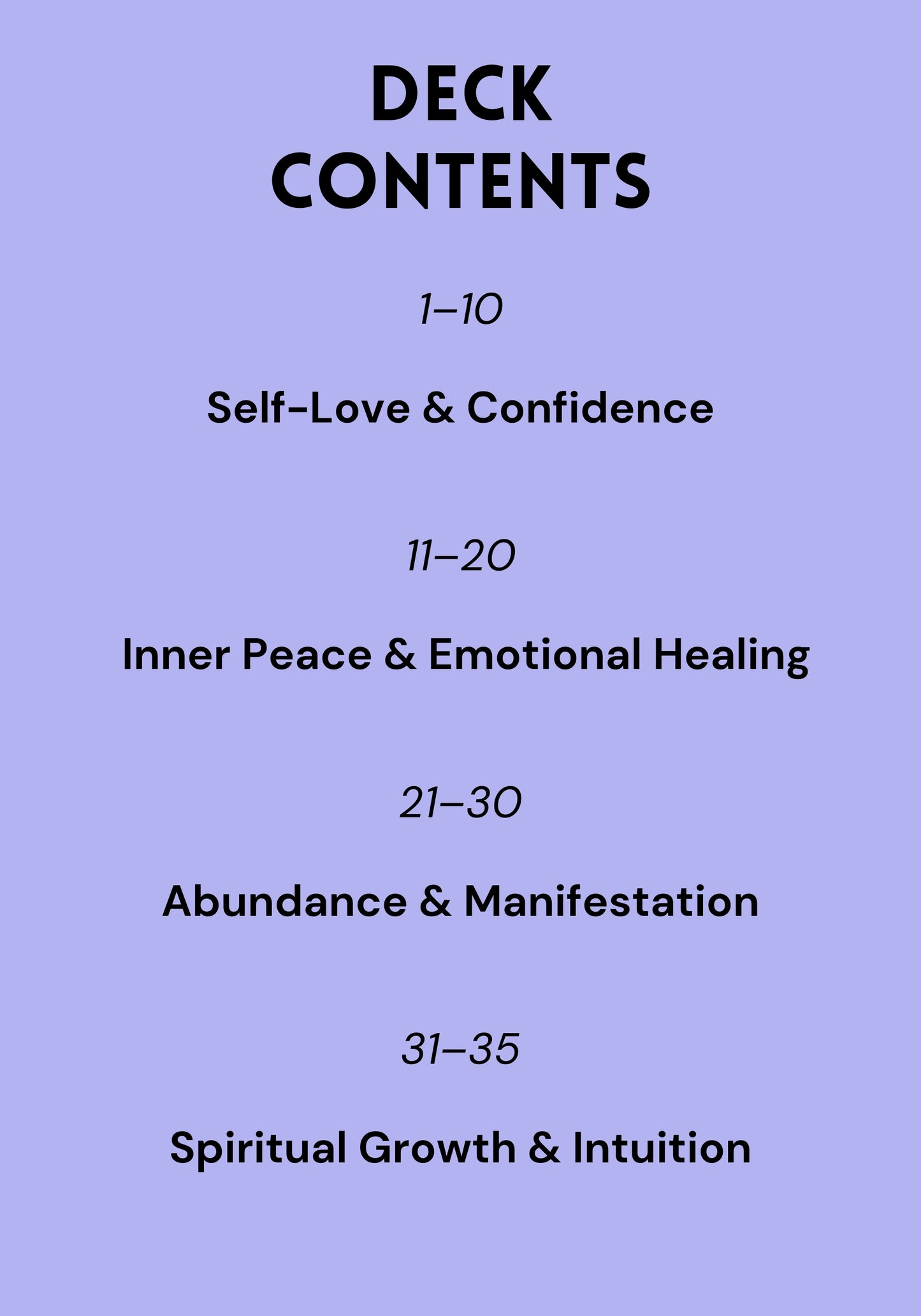 Crystal Clarity Affirmation Card Deck